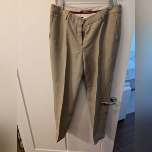 Max Mara Studio Linen Straight Pants